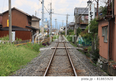 石灰石を運ぶ西濃鉄道の沿線 81865920