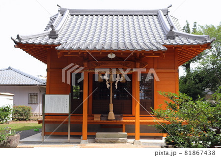 大村市　春日神社の本殿 81867438