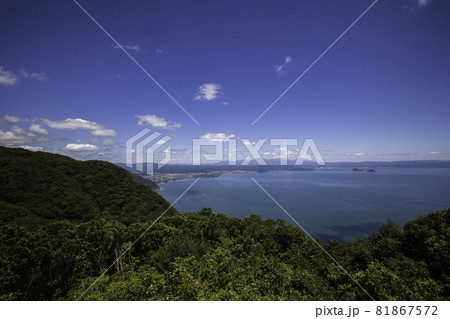 《鹿児島県 寺山公園展望台》寺山公園展望台から姶良市と霧島連山 《鹿児島県 寺山公園展望台》寺山公園展望台から姶良市と霧島連山 81867572