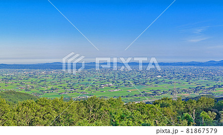 【散居村展望台からの風景】 (高解像度版) 富山県砺波市五谷 81867579