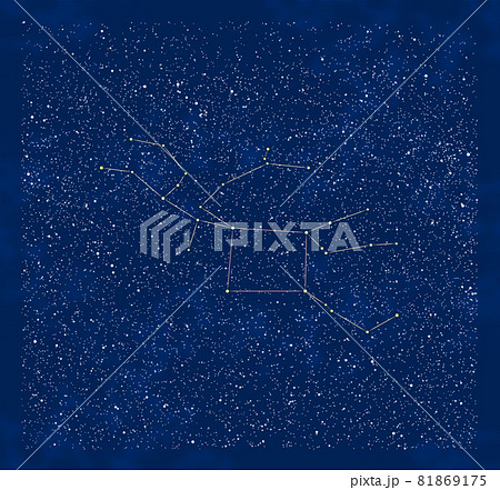 秋の星座：秋の大四辺形 81869175