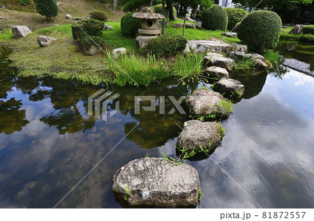 鳥取市の仁風閣の宝隆院庭園 鳥取市の仁風閣の宝隆院庭園 81872557