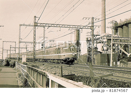 昭和51年　京急600型　京浜急行　鶴見付近　横浜市　神奈川県　記録写真 81874567