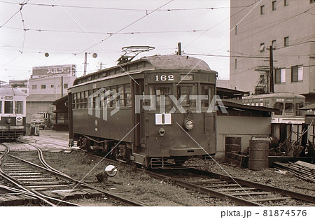 昭和51年　長崎の路面電車　旧型電車　長崎市　長崎県　九州　記録写真 81874576