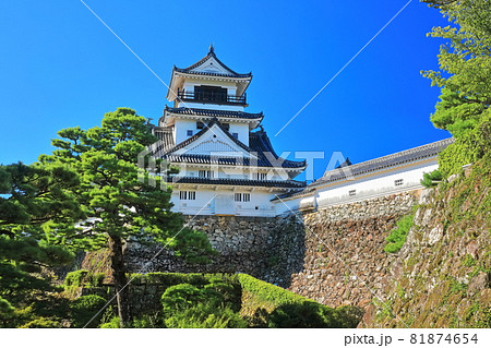 【高知県】快晴下の高知城天守閣（本丸） 81874654