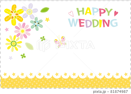 花型設計 HAPPY WEDDING 蕾絲款式黃色 花型設計 HAPPY WEDDING 蕾絲款式黃色 81874987