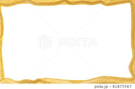 Squared golden vintage wooden frame for your design. Vintage cover. Place for text. Vintage antique gold beautiful rectangular frames. Template vector illustration Squared golden vintage wooden frame for your design. Vintage cover. Place for text. Vintage antique gold beautiful rectangular frames. Template vector illustration 81875567