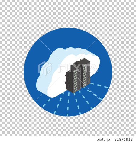 Cloud server image illustration 81875918
