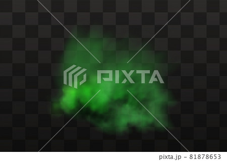 Green stink bad smell, smoke or poison gases,chemical toxic vapour. 81878653