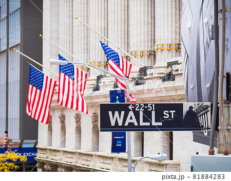 ニューヨーク　ウォール街 81884283