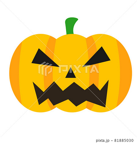 ハロウィン カボチャイラストのイラスト素材