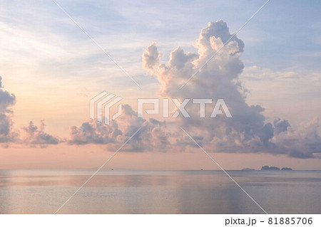 Colorful of skyscape and beautiful cloud Colorful of skyscape and beautiful cloud 81885706