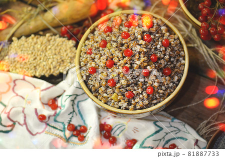 Sweet Christmas kutia on rushnyk 81887733