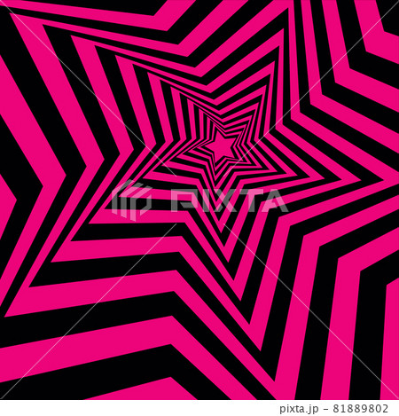 Bright starry pattern. Vector drawing 81889802