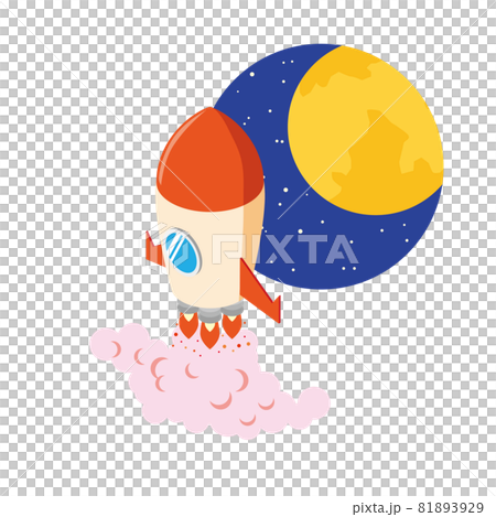 火箭飛向月球 火箭飛向月球 81893929