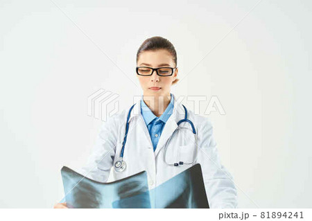 woman radiologist x-rays examination professionals diagnostics 81894241