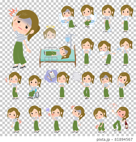 Injured or sick state casual fashion women's set Injured or sick state casual fashion women's set 81894567