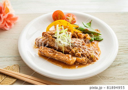 豚ロースねぎ味噌ソテー 豚ロースねぎ味噌ソテー 81894955