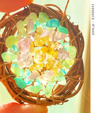 宝箱のようなドリームキャッチャーを作ってみた 81896843