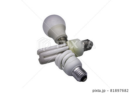 Various of energy-saving lamp (Light bulb, Spiral bulb) isolated on white background with clipping path. Various of energy-saving lamp (Light bulb, Spiral bulb) isolated on white background with clipping path. 81897682