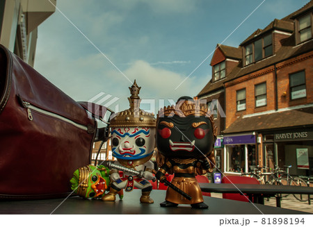 Ravana, Giantess and Hanuman Happy traveller visiting in England. Ravana, Giantess and Hanuman Happy traveller visiting in England. 81898194