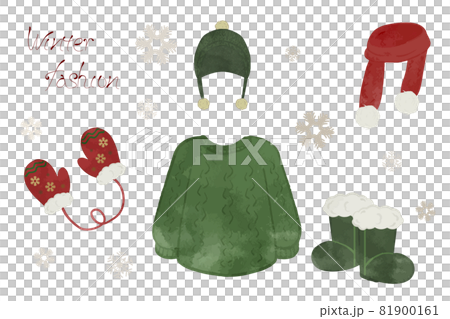 冬のファッションセット　クリスマスバージョン 81900161