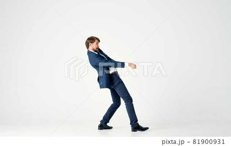 businessmen emotions successful light background businessmen emotions successful light background 81900931