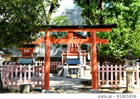 率川神社(阿波社)　【奈良県奈良市本子守町】 81905836