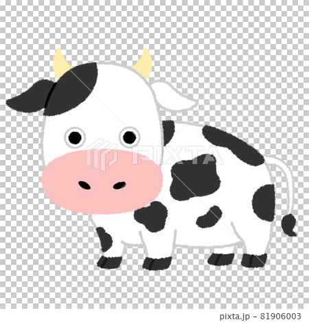 干支の丑年（うしどし）のイラストのイラスト素材 [81906003] - PIXTA