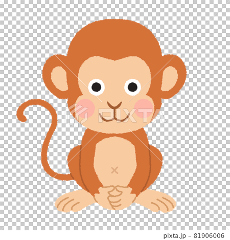 干支の申年（さるどし）のイラストのイラスト素材 [81906006] - PIXTA