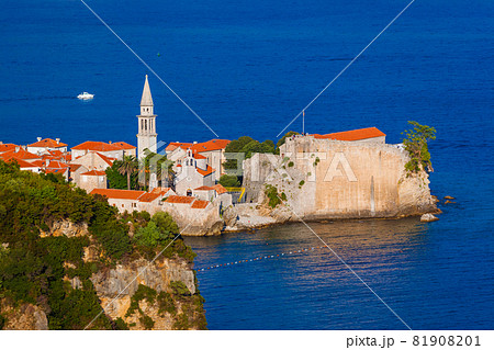 Old Town in Budva Montenegro 81908201