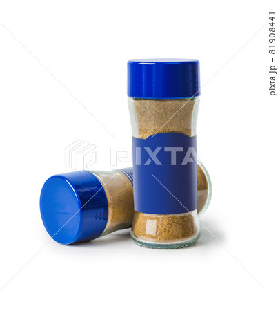 Glass bottles with spices Glass bottles with spices 81908441