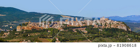 Orvieto medieval town in Italy Orvieto medieval town in Italy 81908618
