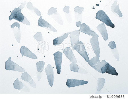 Abstract grey watercolor on paper texture as background Abstract grey watercolor on paper texture as background 81909683
