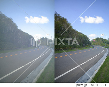 白内障の見え方のイメージ 81910001