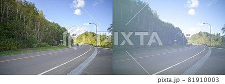 白内障の見え方のイメージ 81910003