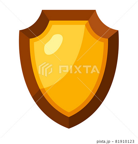 Illustration of gold prize plaque. Award for sports or corporate competitions. Illustration of gold prize plaque. Award for sports or corporate competitions. 81910123