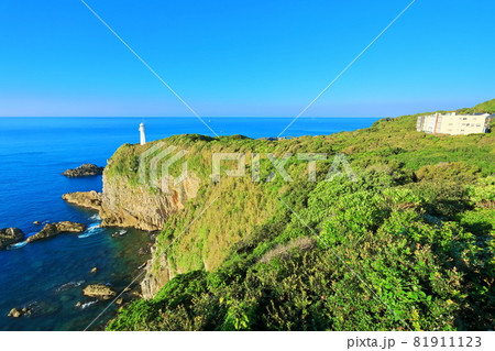 【高知県】快晴下の足摺岬 【高知県】快晴下の足摺岬 81911123