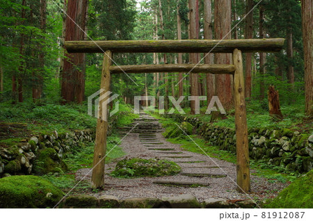 白山平泉寺　三宮への参道 81912087