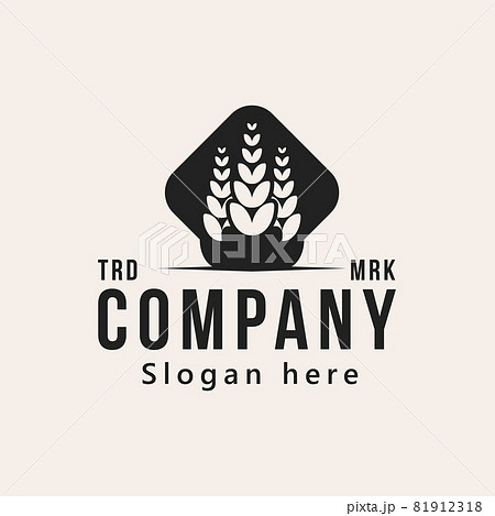 Agriculture wheat vector icon design vector illustration 81912318
