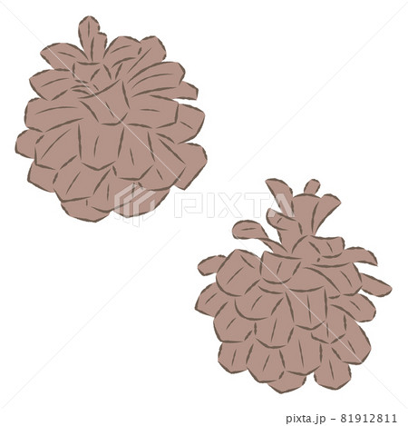 松ぼっくりのイラストのイラスト素材 松ぼっくりのイラストのイラスト素材