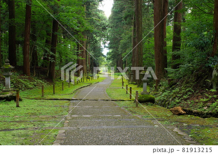 白山平泉寺　参道 81913215
