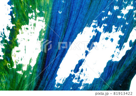 blue green yellow abstract acrylic painting color texture on white paper background by using inkblot method blue green yellow abstract acrylic painting color texture on white paper background by using inkblot method 81913422