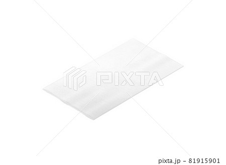 Blank white rectangle interior carpet mockup, side view 81915901