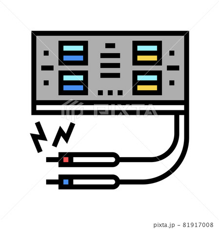 electrosurgery hospital electronic equipment color icon vector illustration electrosurgery hospital electronic equipment color icon vector illustration 81917008