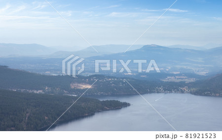 Aerial View of Vancouver Island from the top of Mt. Maxwell. Aerial View of Vancouver Island from the top of Mt. Maxwell. 81921523