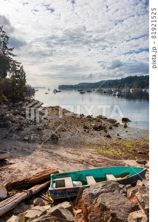View of Sailboats and boats in a marina on the Pacific Ocean Coast. View of Sailboats and boats in a marina on the Pacific Ocean Coast. 81921525