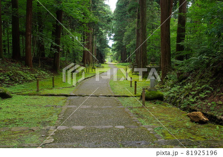 白山平泉寺　参道 81925196