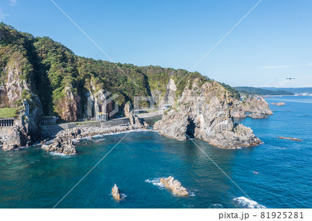 空撮「岩手県」久慈市・小袖海岸 81925281