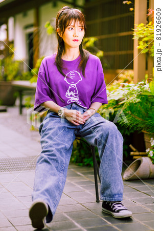 大正浪漫風の和風のお庭でかわいいモデルさん撮影 大正浪漫風の和風のお庭でかわいいモデルさん撮影 81926609